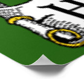 Hackett Coat of Arms Print Poster (Ecke)