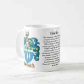 Hackett, der Ursprung, die Bedeutung und das Kaffeetasse (Vorderseite Links)