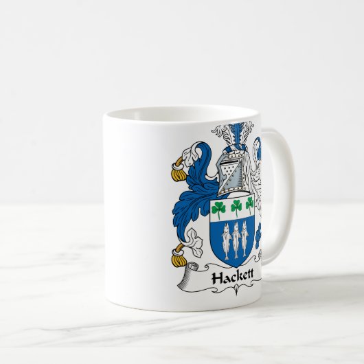 Hackett Familienwappen Kaffeetasse (VorderseiteRechts)