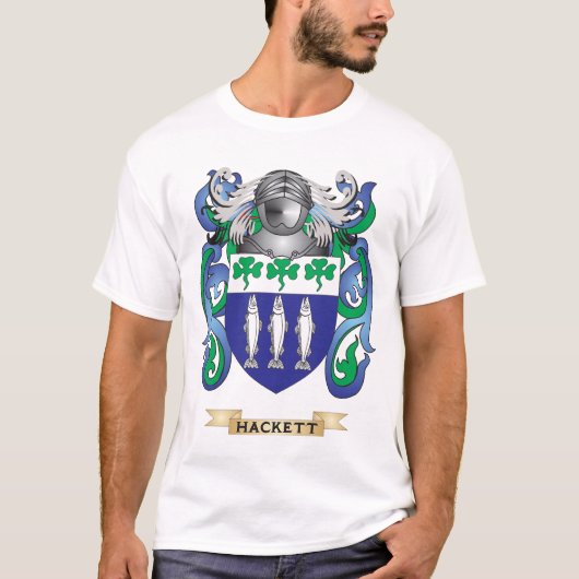 Hackett Wappen (Familienwappen) T-Shirt (Vorderseite)