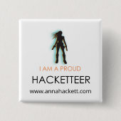 Hacketteer Button (Vorderseite)