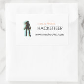 Hacketteer Sticker (Tasche)