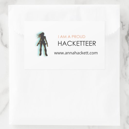 Hacketteer Sticker (Tasche)