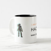Hacketteer-Tasse Zweifarbige Tasse (Vorderseite Links)