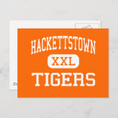 Hackettstown - Tigers - Hoch - Hackettstown Postkarte (Vorne/Hinten)