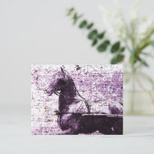 Hackey Crackle Digital Art Postkarte (Stehend Vorderseite)