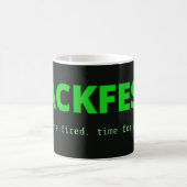 Hackfest-Titelbildschirm-Tasse Kaffeetasse (Mittel)