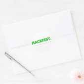 Hackfest-Titelseiten-Aufkleber Runder Aufkleber (Umschlag)