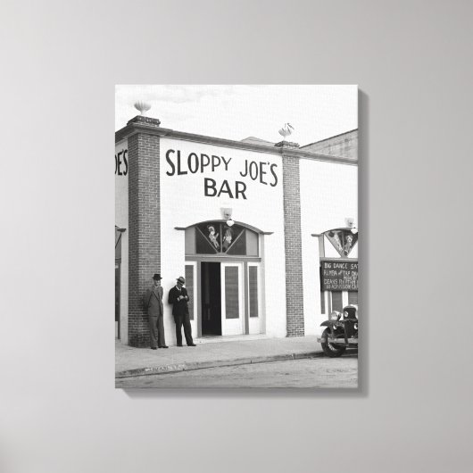 Hackfleisches mit Soße Bar, 1938 Leinwanddruck (Vorderseite)