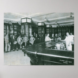 Hackfleisches mit Soße Bar, Havana, Kuba Poster