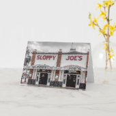 Hackfleisches mit Soße Key West-Gruß-Karte Karte (Gelbe Blume)