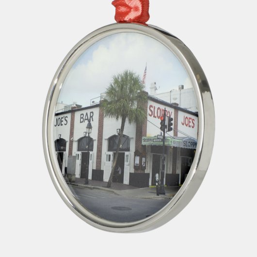 Hackfleisches mit Soße Silbernes Ornament (Links)