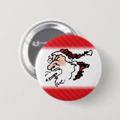 Hackin Santa Funny Cartoon Button (Vorne & Hinten)