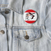 Hackin Santa Funny Cartoon Button (Beispiel)