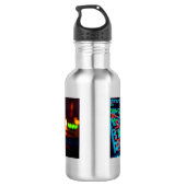 Hacking Edelstahlflasche (Rückseite)