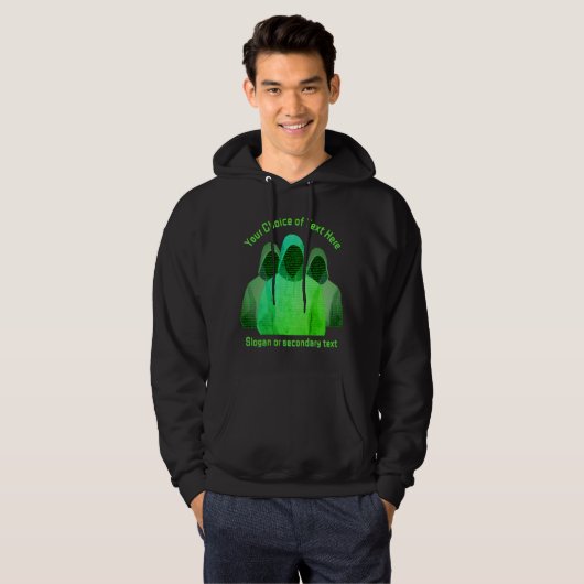 Hacking-Ereignis - Pen-Tester oder Cyber-Kriminell Hoodie (Vorne ganz)