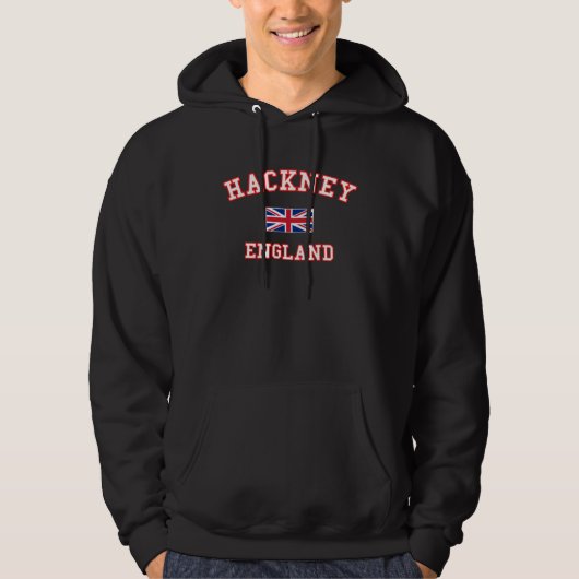 HACKNEY British Flag Badge Hoodie (Vorderseite)