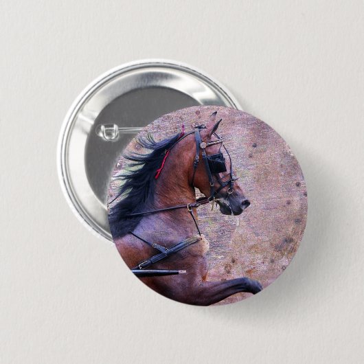 Hackney Grunge Button (Vorne & Hinten)