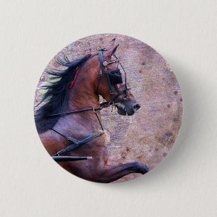 Hackney Grunge Button