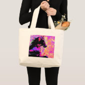 Hackney in Harness Jumbo Stoffbeutel (Vorderseite (Produkt))