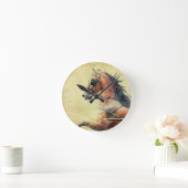 Hackney Pony Runde Wanduhr (Zuhause)