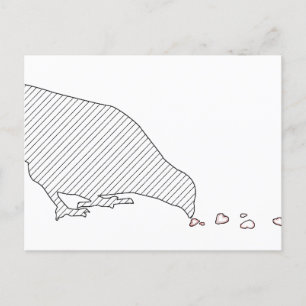 Hackordnung Postkarte