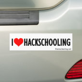 Hackschooling Autoaufkleber (Auf Auto)