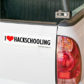 Hackschooling Autoaufkleber (Auf Lkw)