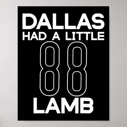 Had A Little Lamb Poster (Vorne)