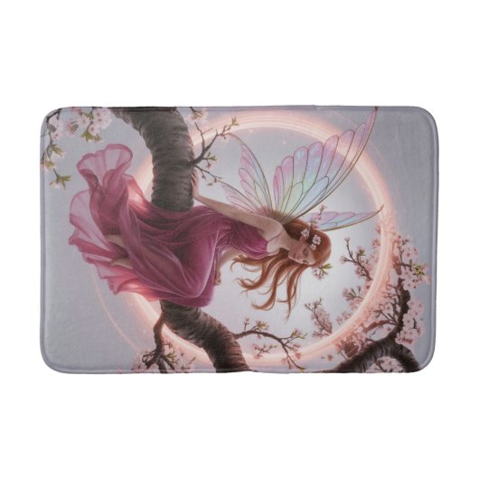 Hada mágica entre flores de cerezo – Ilustración d Badematte (Vorderseite)