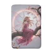 Hada mágica entre flores de cerezo – Ilustración d Badematte (Vorderseite Vertikal)