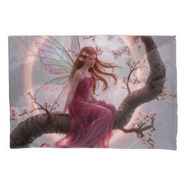 Hada mágica entre flores de cerezo – Ilustración d Kissenbezug