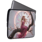 Hada mágica entre flores de cerezo – Ilustración d Laptopschutzhülle (Vorne Rechts)