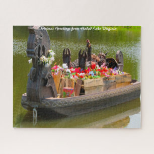 Hadad Lake Virginia Weihnachtsgrüße Puzzle