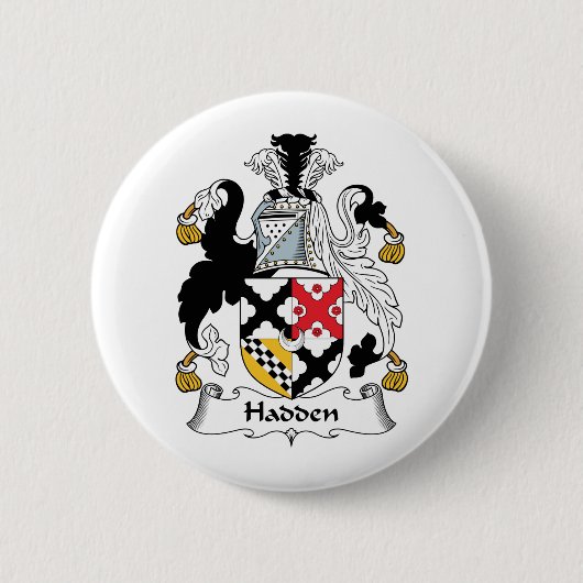 Hadden Familienwappen Button (Vorderseite)