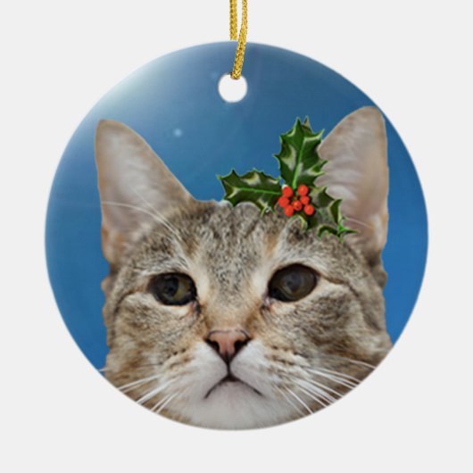 Haddie Mädchen-Feiertags-Verzierung Keramikornament (Vorne)