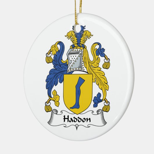 Haddon Familienwappen Keramikornament (Links)