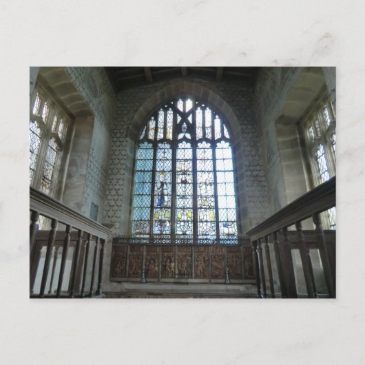 Haddon Hall Chapel Postkarte (Vorderseite)