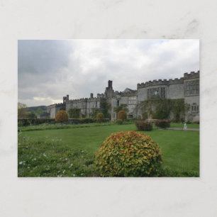Haddon Hall und Gardens Postkarte