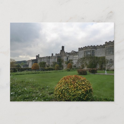 Haddon Hall und Gardens Postkarte (Vorderseite)