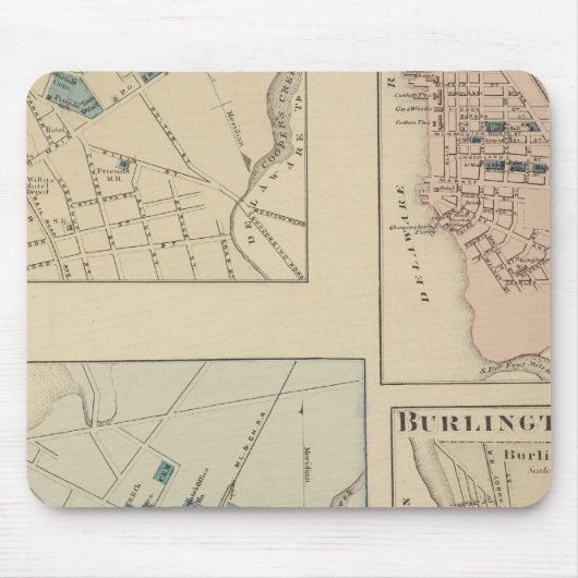 Haddonfield, Gloucester City, Burlington Mousepad (Vorne)