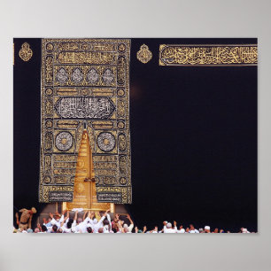 Haddsch Kaaba Mekka Muslim Arafat Pilgerfahrt Umra Poster