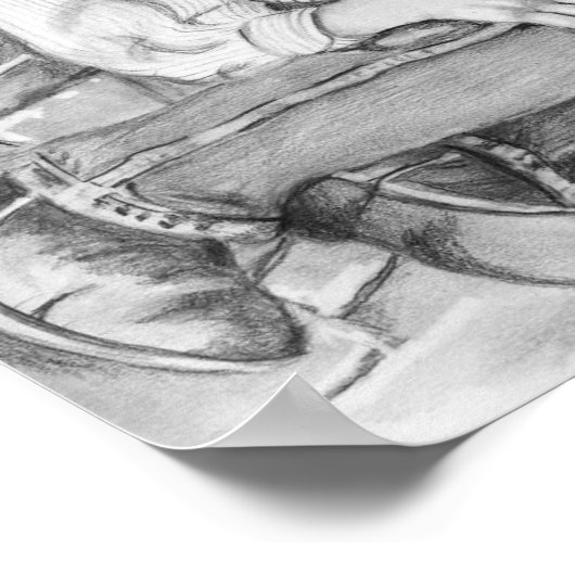 Haden Portrait Poster (Ecke)