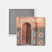 Hader door morocco magnet (Vorderseite/Rückseite)