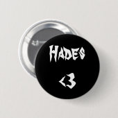 Hades <3 Gott der Unterwelt Button (Vorne & Hinten)