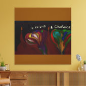 Hades Floral Arrangement Leinwanddruck (Insitu (Wohnzimmer))