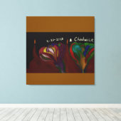 Hades Floral Arrangement Leinwanddruck (Insitu (Holzboden))