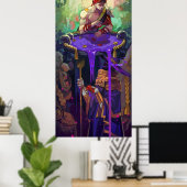 Hades Game Zagreus Poster (Heimbüro)