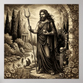 Hades Greek Mythology Poster (Vorne)