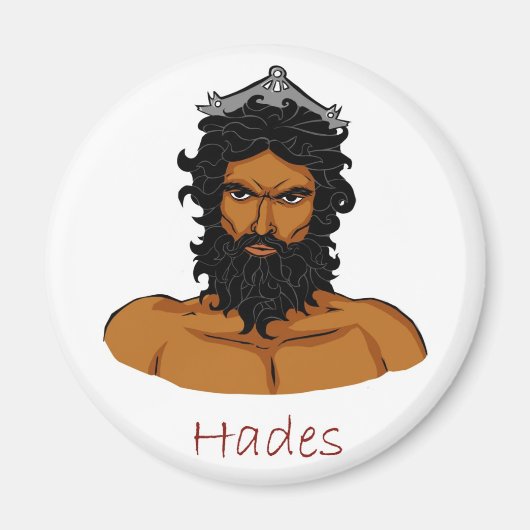 Hades - Griechischer Gott des Nachlebens Magnet (Vorne)